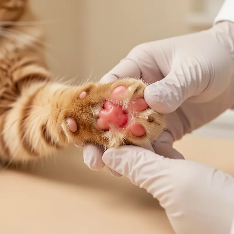 Maladie du coussinet chez le chat : symptômes, traitement et prévention