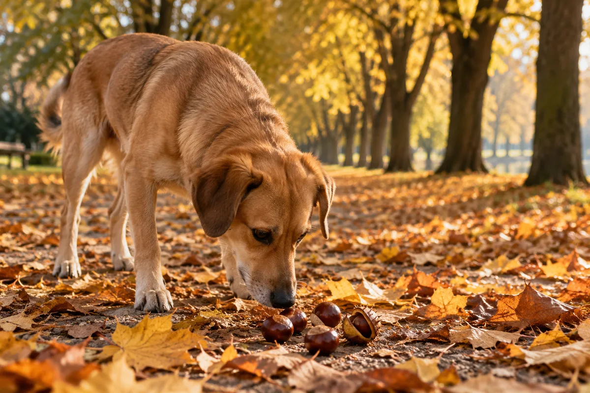 Marrons et châtaignes : quel danger pour le chien ?
