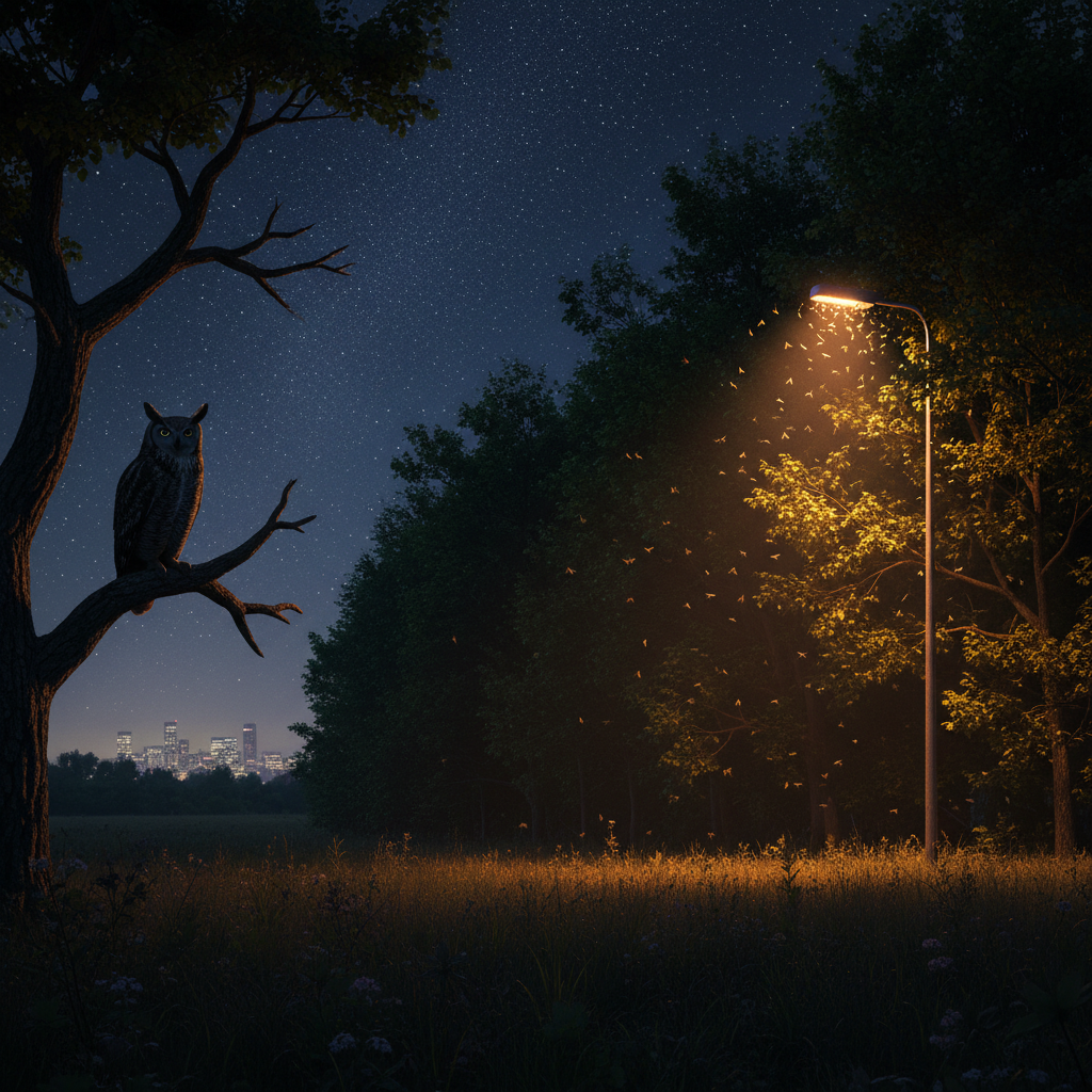 Pollution lumineuse : quel impact sur la faune nocturne ?