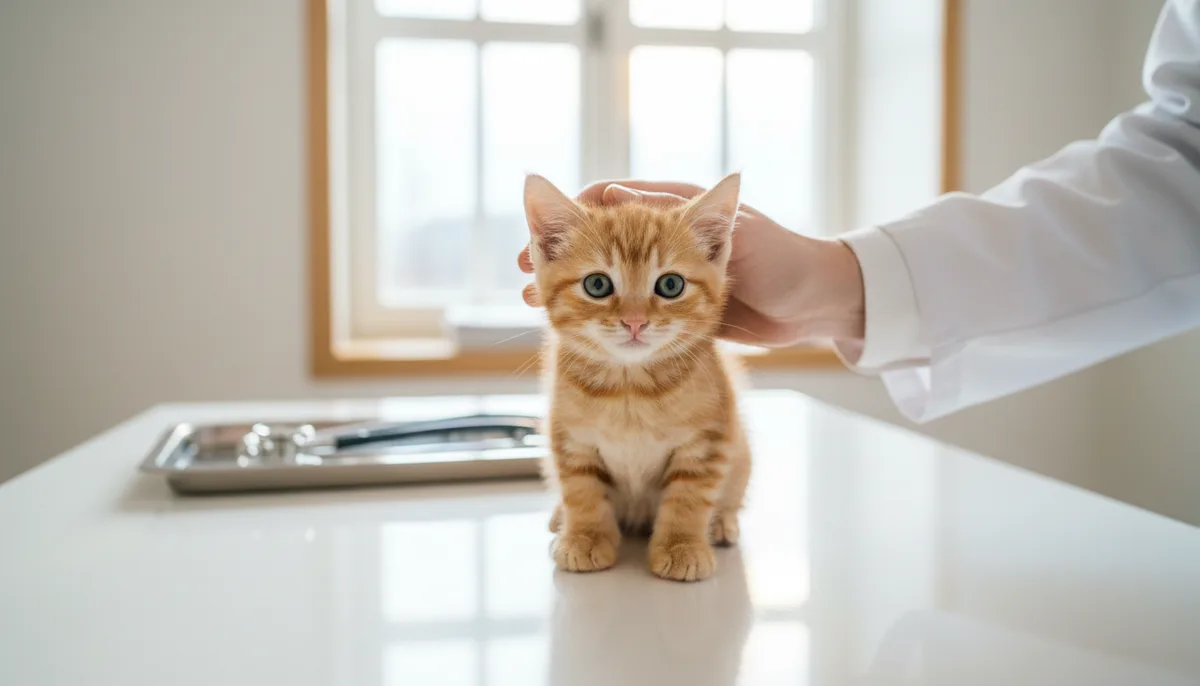 Première visite vétérinaire chaton : âge, déroulement et tarifs 2026