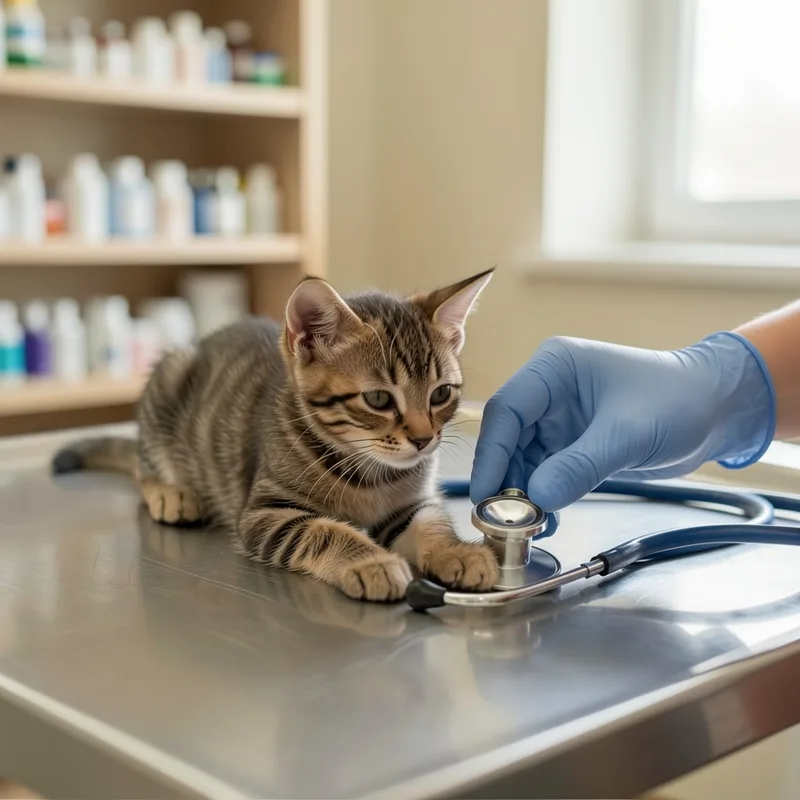 Quand emmener son chaton chez le vétérinaire : visites et urgences